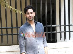 Photos: Agastya Nanda and Naomika Saran snapped outside Maddock Films office in Santacruz