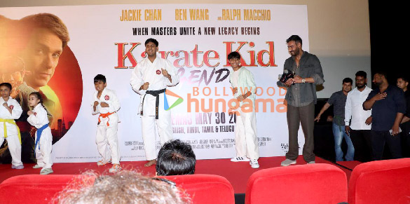 photos ajay devgn and yug devgan grace the trailer launch of karate kid legends 10