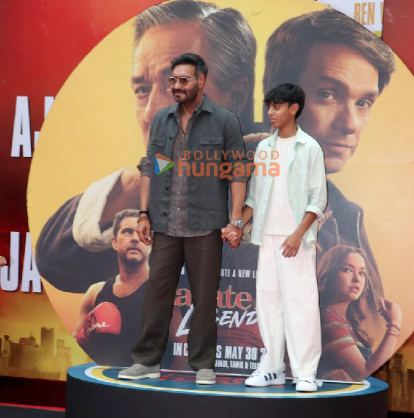 photos ajay devgn and yug devgan grace the trailer launch of karate kid legends 9