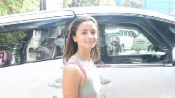 Photos: Alia Bhatt snapped outside a gym in Bandra