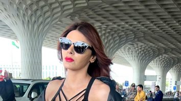 Photos: Huma Qureshi and Sherlyn Chopra snapped at the airport