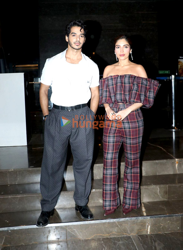 photos ishaan khatter bhumi pednekar and others snapped promoting the royals at cinepolis 2