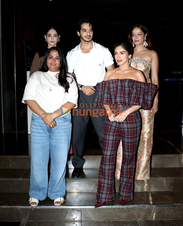 photos ishaan khatter bhumi pednekar and others snapped promoting the royals at cinepolis 3