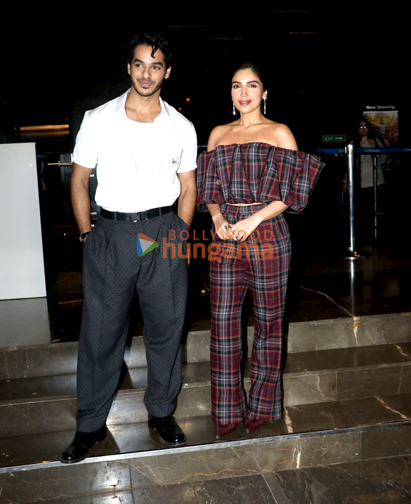 photos ishaan khatter bhumi pednekar and others snapped promoting the royals at cinepolis 5