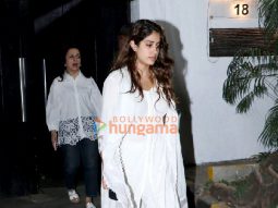 Photos: Janhvi Kapoor, Khushi Kapoor, Farah Khan and others snapped at Anil Kapoor’s late mother Nirmala Kapoor’s house
