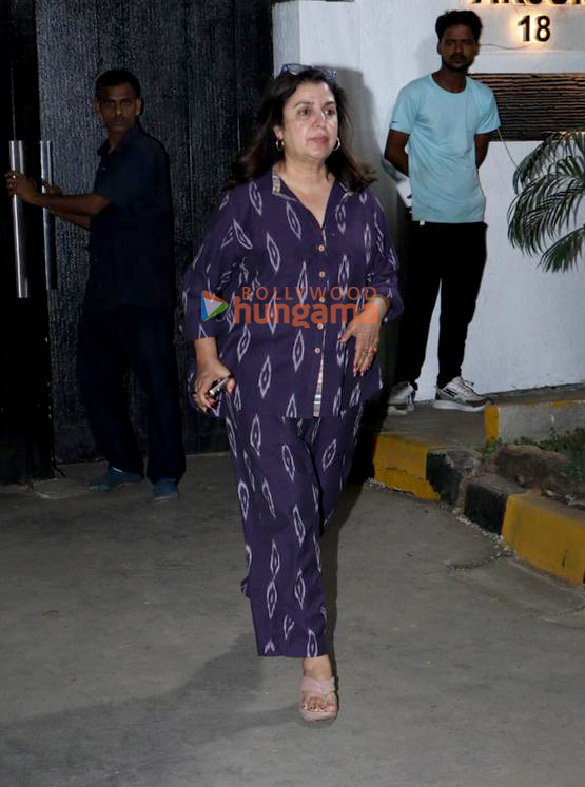 photos janhvi kapoor khushi kapoor farah khan and others snapped at anil kapoors late mother nirmala kapoors house 3