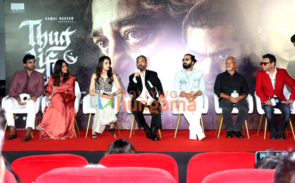 photos kamal haasan trisha krishnan and others grace the press meet for the movie thug life 1036 6