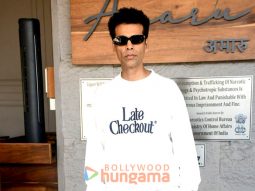 Photos: Karan Johar snapped at Amaru in Bandra