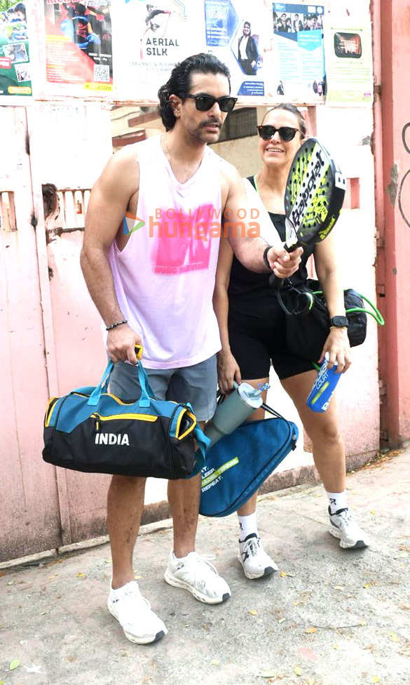 photos neha dhupia and angad bedi snapped in khar 2