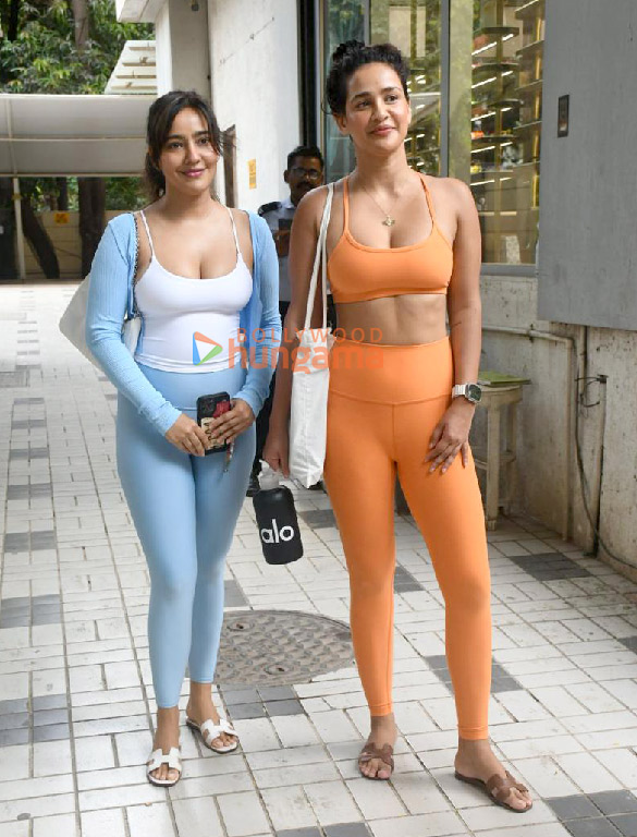 photos neha sharma and aisha sharma snapped outside a gym in bandra 4