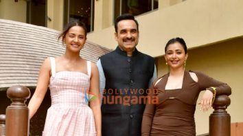 Photos: Pankaj Tripathi, Surveen Chawla and Shweta Basu Prasad snapped during Criminal Justice Season 4 promotions