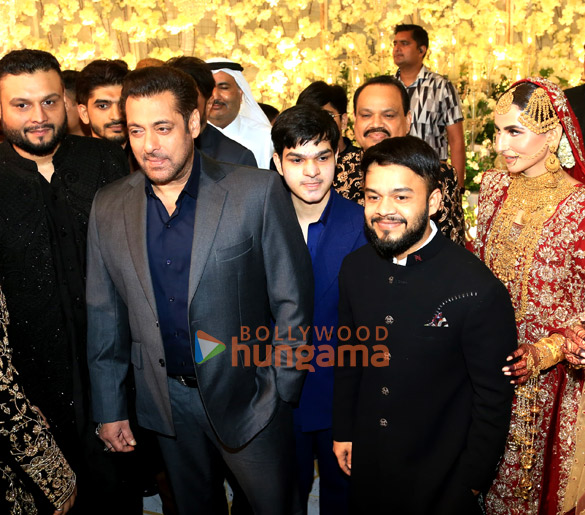 Photos: Salman Khan snapped at the wedding of Ayaz and Zeba in Mumbai Photos: Salman Khan snapped at the wedding of Ayaz and Zeba in Mumbai