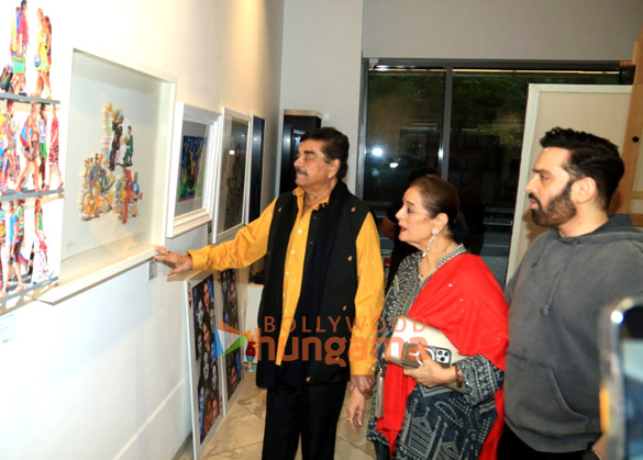 photos shatrughan sinha poonam sinha luv sinha kussh sinha snapped at house of creativity x designera art show 3