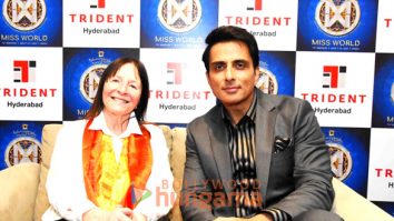 Photos: Sonu Sood honoured with Humanitarian Award at 72nd Miss World Festival in Hyderabad