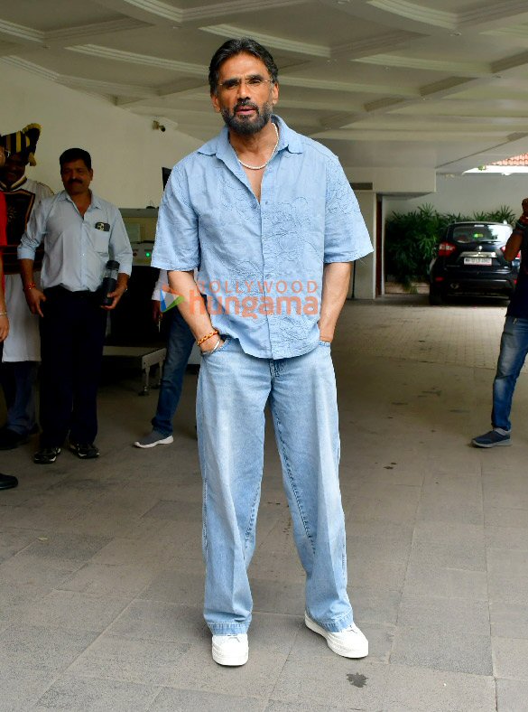 photos suniel shetty sooraj pancholi and aakanksha sharma snapped promoting kesari veer 5