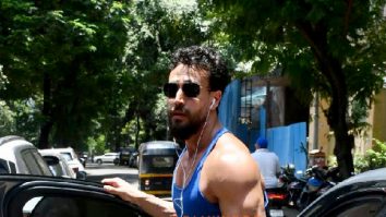 Photos: Tiger Shroff snapped outside a salon in Bandra