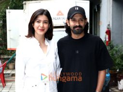 Photos: Vikrant Massey and Shanaya Kapoor snapped promoting Aankhon Ki Gustaakhiyan
