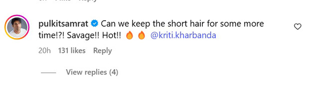 Pulkit Samrat makes a cute request to wife Kriti Kharbanda and it has won hearts! 