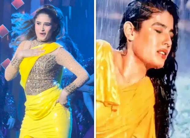 Rasha Thadani pays tribute to mother Raveena Tandon; recreates ‘Tip Tip Barsa Paani’ on stage 