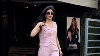 Sanjana Sanghi in a pink Khakee co ords looks pretty
