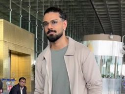 Sooraj Pancholi flaunting his new look at the airport
