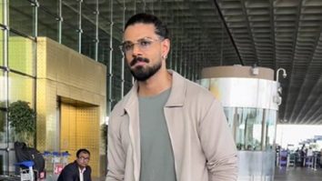 Sooraj Pancholi flaunting his new look at the airport