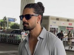Sooraj Pancholi greeting fans at the airport