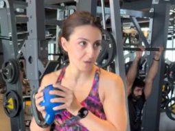 The fierce workout session by Soha Ali Khan