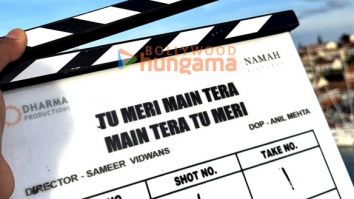on the sets of the movie Tu Meri Main Tera Main Tera Tu Meri
