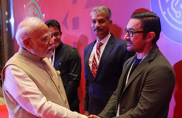 Aamir Khan and PM Narendra Modi share a heartwarming moment at recent conclave