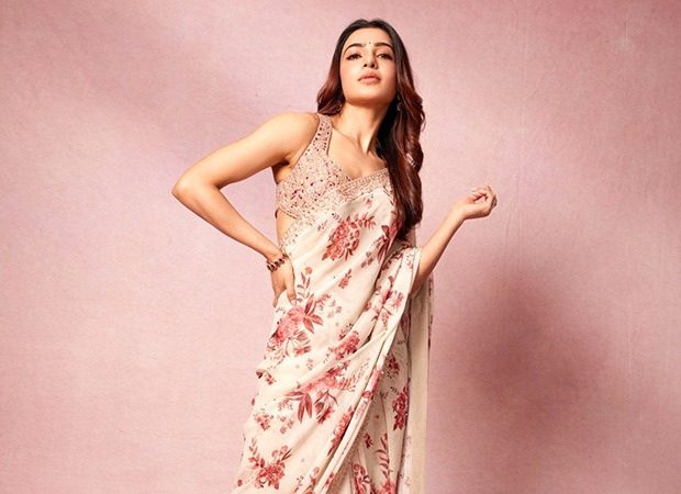 Samantha Ruth Prabhu stuns in red bloom saree as worth Rs. 98,000; watch