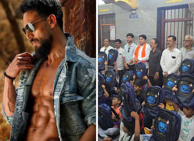 Tiger Shroff’s Hubli fans distribute over 150 school bags at a community drive