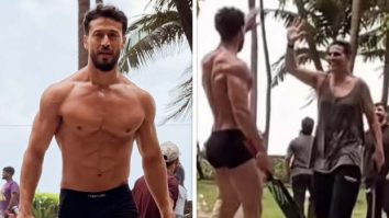 Tiger Shroff shows off six-pack abs and batting skills in fun cricket session with Akshay Kumar; watch