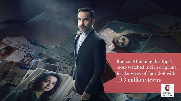 Applause Entertainment’s Criminal Justice: A Family Matter stands as most watched show in India for 2 weeks in a row