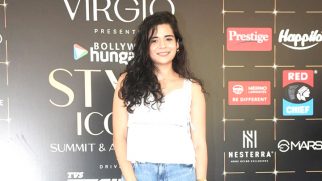 Mithila Palkar poses at Bollywood Hungama’s Style Icon Panel
