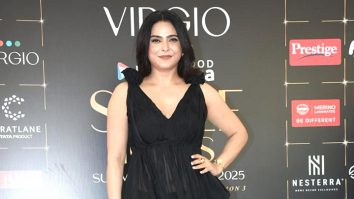 All black attire for the day! Madhurima Tuli at Bollywood Hungama’s Style Icon Panel