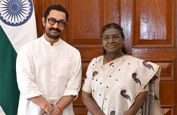 Aamir Khan hosts special screening of Sitaare Zameen Par for President Droupadi Murmu at Rashtrapati Bhavan