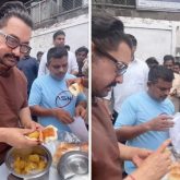 Aamir Khan turns Vada Pav seller in Mumbai during promotions for Sitaare Zameen Par