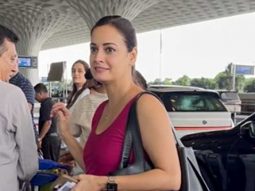 Dia Mirza opts for a flowy dress as she gets clicked at the airport with son