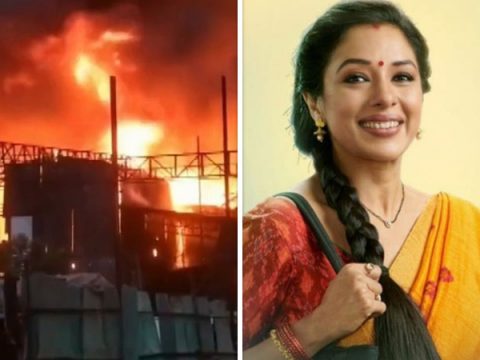 Fire destroys Anupamaa set in Film City; AICWA demands judicial probe and FIR against makers