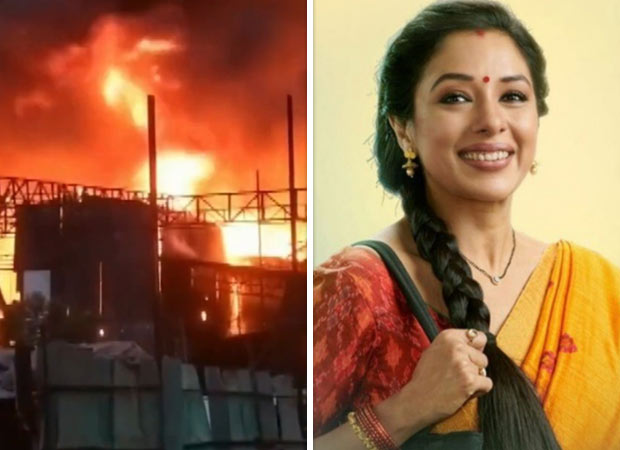 Fire destroys Anupamaa set in Film City; AICWA demands judicial probe and FIR against makers