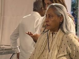 Jaya Bachchan & Shweta Bachchan arrive for a prayer meet