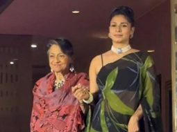 Kajol sister Tanisha Mukherjee & Mother Tanuja spotted to support Kajol