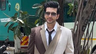 Karan Kundrra in his tri colour suit
