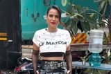Nia Sharma in her biker girl mode
