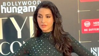 Nora Fatehi in steaming black fit for Bollywood Hungama’s Style Icon Awards