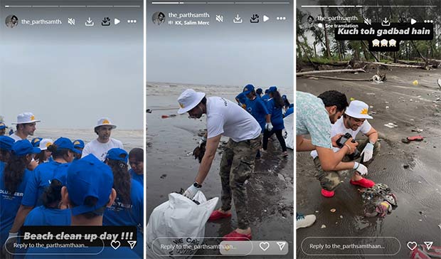 Parth Samthaan joins beach clean-up drive in Mumbai, see pics