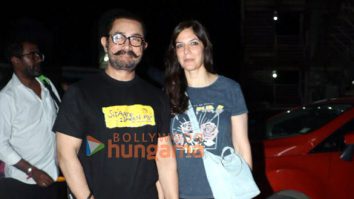 Photos: Aamir Khan, Gauri Spratt and team Sitaare Zameen Par snapped at Juhu PVR