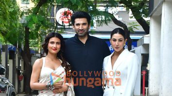 Photos: Aditya Roy Kapur, Sara Ali Khan and Fatima Sana Shaikh snapped promoting Metro… In Dino