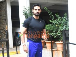 Photos: Ahan Shetty snapped outside a clinic in Khar